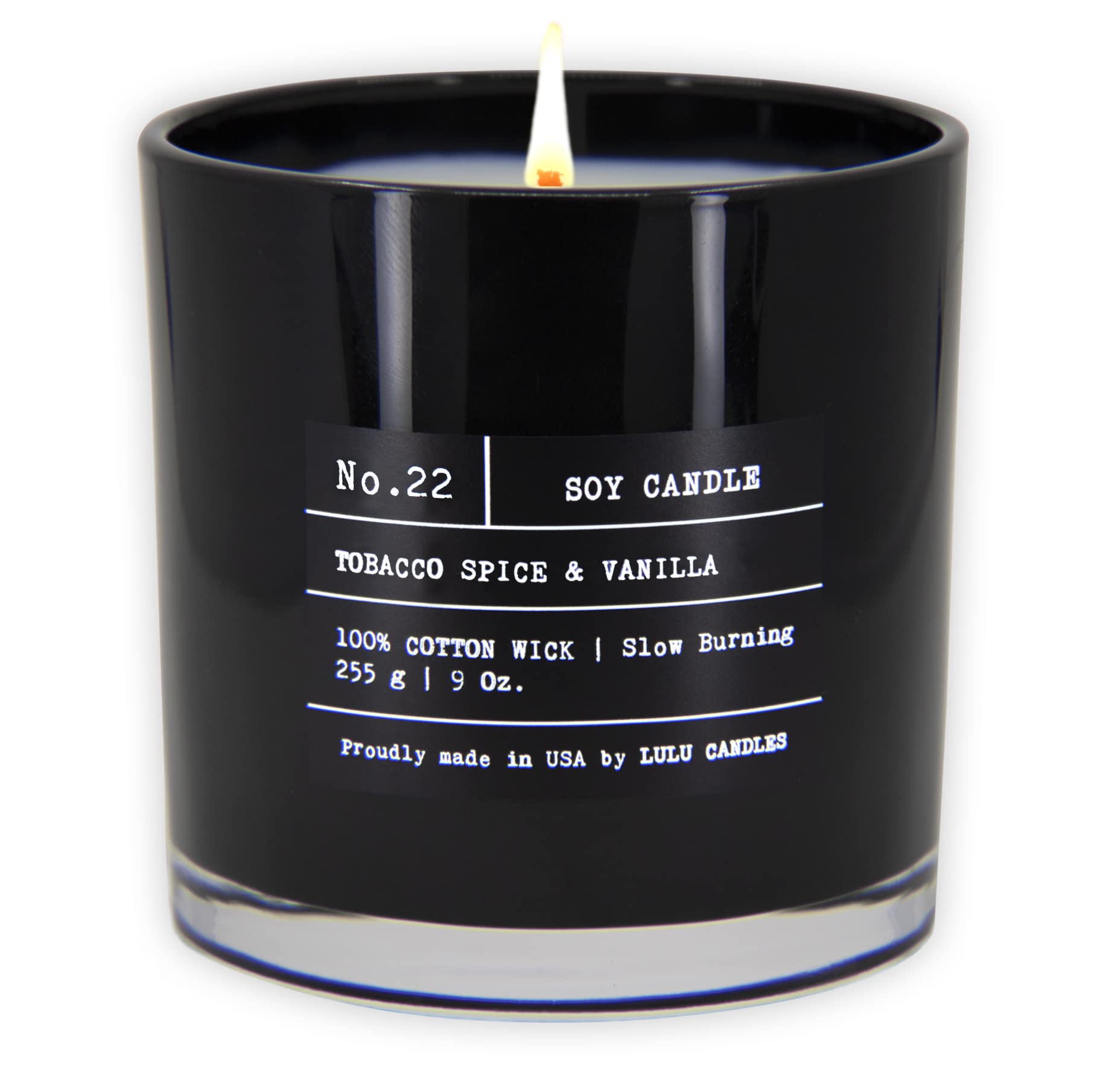 Lulu Candles | Vanilla Oak | Luxury Scented Soy Jar Candle | Hand Poured in The USA | Highly Scented & Long Lasting- 9 Oz.