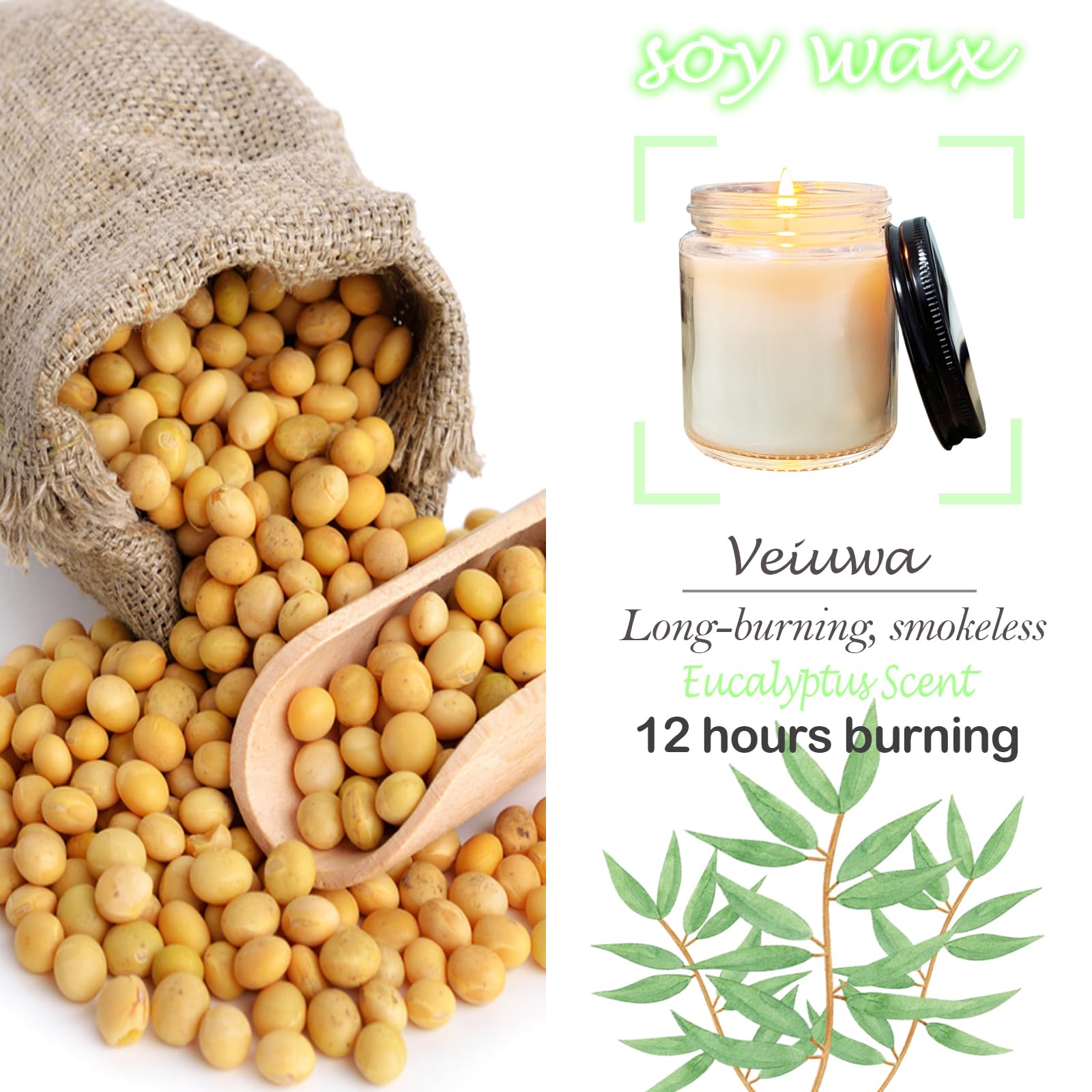 24 Pcs 4 Oz Mini White Soy Candles,Lavender Scented Candles Set,Bulk Aromatherapy Candle,Great Stress Relieving Scented Candle for Girls as a Gift for Birthdays, Weddings and More!