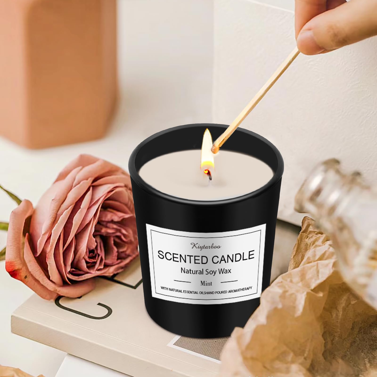 12 Pack Scented Candles Gifts Set for Women and Men, Candles for Home Scented, Natural Soy Wax 180H Long Burning, Aromatherapy Candle Bulk Gift Set for Women Christmas Birthday Thanksgiving Mother