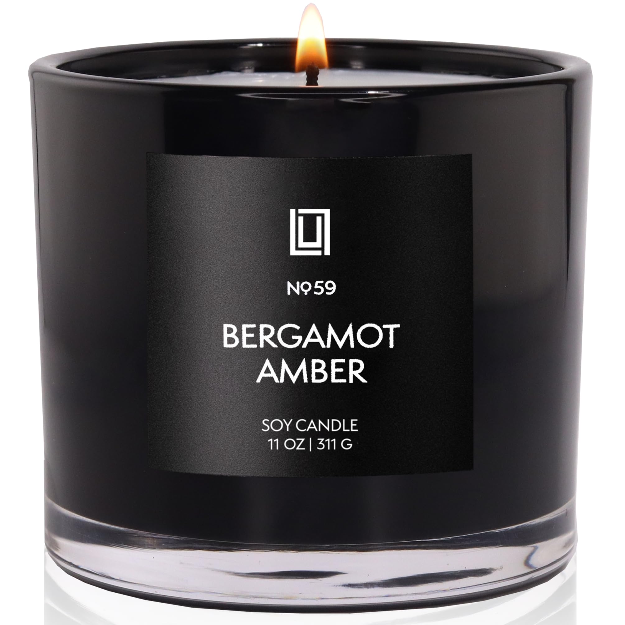 Lulu Candles | Vanilla Oak | Luxury Scented Soy Jar Candle | Hand Poured in The USA | Highly Scented & Long Lasting- 9 Oz.