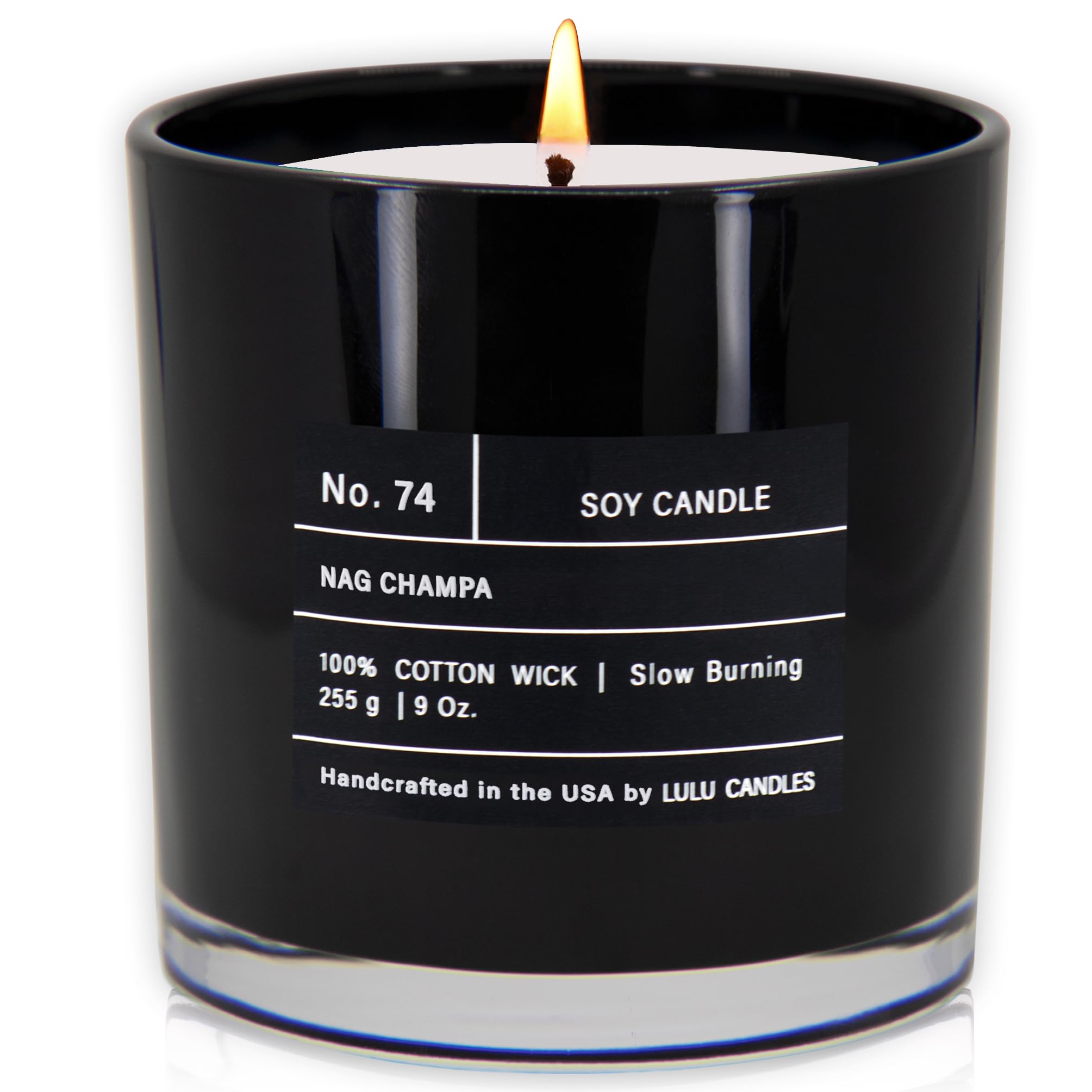 Lulu Candles | Vanilla Oak | Luxury Scented Soy Jar Candle | Hand Poured in The USA | Highly Scented & Long Lasting- 9 Oz.